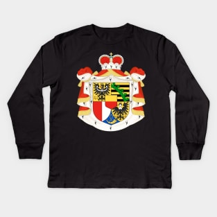 Coat of arms of Liechtenstein Kids Long Sleeve T-Shirt